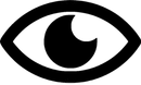 ícone visão